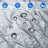 مريلة بلاستيك شفاف متعددة الاستخدام - 115*70سم/الع...