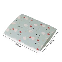 بوك للعيديات فاخر لون أزرق بنمط تيرازو بختم "عيدكم...