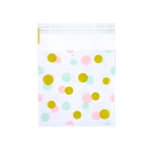 كيس شفاف ثلجي للكوكيز والحلويات بألوان مميزة-10*10...