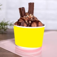 اكوب ورقية بعدة الوان للآيسكريم -6 أنز / العدد 25...