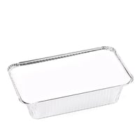 صحون ألمنيوم مستطيل مع الغطاء-1600مل/ العدد 8 صحون
