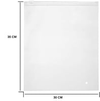 كيس بلاستيك شفاف للتخزين والشحن بسحاب -30*35 سم/50...