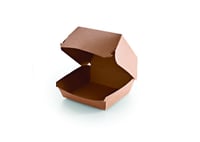 علب ورق كرافت للبرغر -80مم/العدد 25 علبة