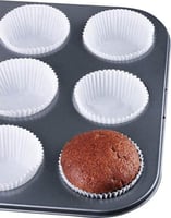 ورق كب كيك ابيض -مقاس 4*3 *6 سم / العدد 1000 حبة