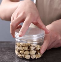 علبة بلاستيك بغطاء شفاف لحفظ البهارات والتوابل حجم...