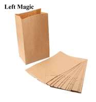 أكياس ورقية كرافت بقاعدة مسطحة -32*18*11سم/50كيس