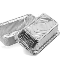 صحون ألمنيوم مستطيل مع الغطاء-1600مل/ العدد 8 صحون