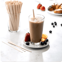 محراك خشبي لتقليب المشروبات - 17.8 سم/ العدد 500 م...