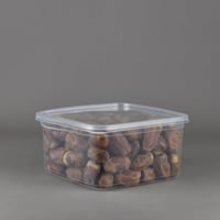 علب بلاستيك للميكروويف شفاف بغطاء شفاف -1500مل/ ال...