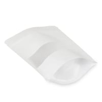 كيس ورق لتعبئة وحفظ القهوة والبهارات لون أبيض بناف...