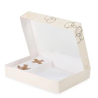 علب ورقية فاخرة للفطائر والحلويات والتمريه بنافذة...