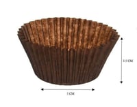 ورق كب كيك بني -مقاس 5*3.5*6.5سم / العدد 1000 حبة