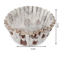 ورق كب كيك بألوان متعددة - مقاس4*3*6سم/ العدد 1000...