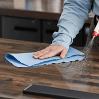 رول فوط مطبخ مايكرو فايبر ازرق كبير /العدد 400 حبة