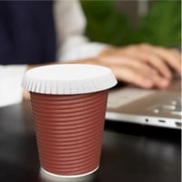 اغطية للأكواب الورقية والزجاجية مقاس 7.5 سم /العدد...