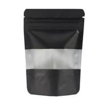 كيس ورق لتعبئة وحفظ القهوة والبهارات لون أسود بناف...