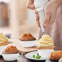 ورق كب كيك ابيض -مقاس 4.5*3*6سم/العدد 1000 حبة