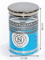 علب بلاستيكية بغطاء استيل -سعة 125 مل / العدد 3 عل...