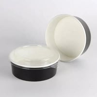 زبدية ورق أسود بدون غطاء -24أنز/ العدد 25 حبة