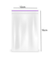 كيس بلاستيك شفاف للتخزين قابل للإغلاق / 12 سم *16س...