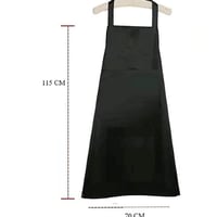 مريلة بلاستيك أسود متعددة الاستخدام - 115*70سم/الع...