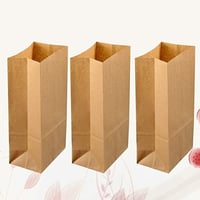 كيس ورق كرافت بني رقم 4 /العدد 25 كيس