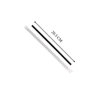 مصاص مستقيم اسود مغلف -7.7مم/العدد 200 مصاص