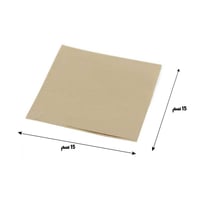 كيس ورق كرافت مزدوج الفتح للمخبوزات15*15سم/100ورق