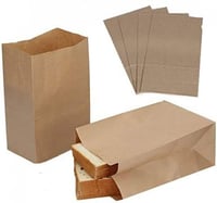 كيس ورق كرافت بني رقم 7 /العدد 25 كيس