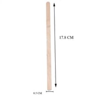 محراك خشبي لتقليب المشروبات - 17.8 سم/ العدد 500 م...