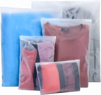 كيس بلاستيك فينيل شفاف للتخزين والشحن بسحاب -40*50...