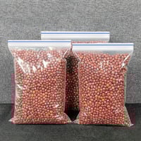 كيس بلاستيك شفاف للتخزين بكابس قابل للإغلاق -8سم *...