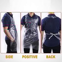 مريلة بلاستيك شفاف متعددة الاستخدام - 115*70سم/الع...