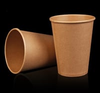 أكواب ورقية كرافت بني -9 أنز/العدد 50 كوب