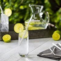 مصاص مثني شفاف مغلف -6مم/ العدد 250 مصاص