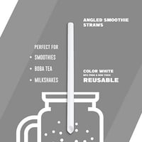 مصاص بلاستيك شفاف مغلف-10مم/العدد 100 مصاص