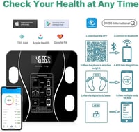 ميزان الجسم الذكي من انا توساني مع 79 قياس يشمل ال...