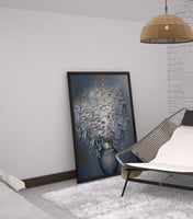 لوحة غموض-لوحات جدارية ورد-فن تجريدي.