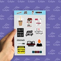 ملصقات مصممين