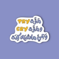 ستيكر لابتوب مره try