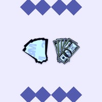 ستيكر حديد - فلوس