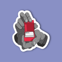 ستيكر لابتوب - Esc