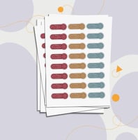 استيكرات شعار يوم التاسيس ملون