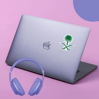 استكر لابتوب (سيفين ونخلة اخضر)