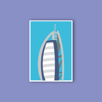 استكر جوال ( طابع برج العرب دبي)