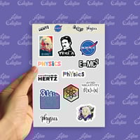 ستيكرات فيزيائية (تخصص فيزياء)