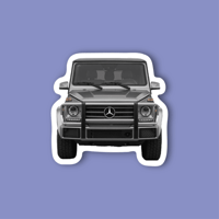 ستيكر لابتوب - سيارة جي كلاس 2