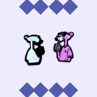 ستيكر حديد - بينك بانثر ( النمر الوردي)