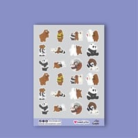 ستيكرات دفاتر وكتب | الدببة الثلاثة