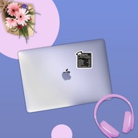 ستيكر لابتوب - بطاقة متخرج